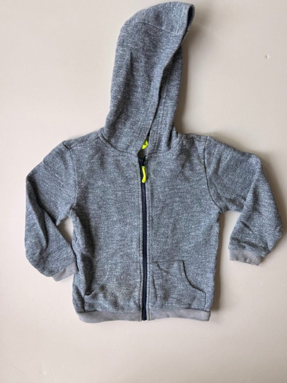 Egg Grey Zip Up Hoodie